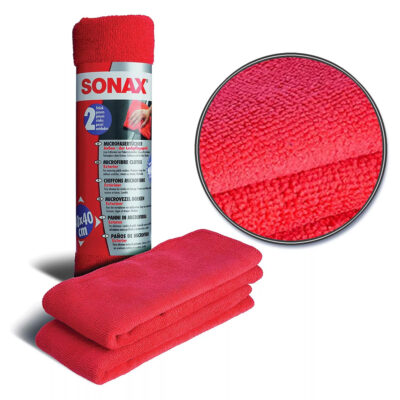 Набор салфеток из микрофибры для кузова Sonax 40х40см 2шт (416241) — изображение 8