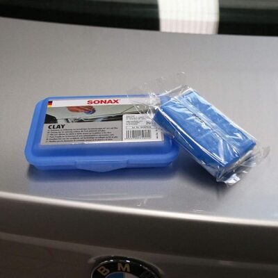 Шлифующая масса для очистки кузова Sonax Clay Lackpeeling синяя глина 200г (450205) 5