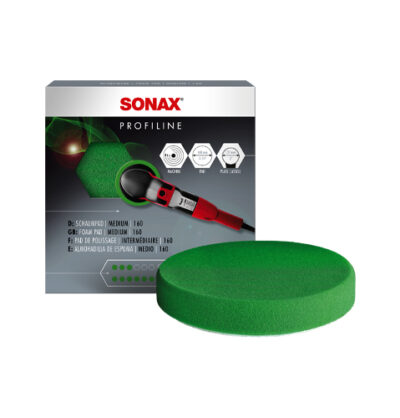 Полировальный круг для автомобилей Sonax зеленый, средней жесткости 160мм (493000) 3