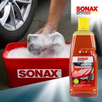 Автошампунь для мойки автомобиля Sonax Car Wash Shampoo 1л (314341) 2