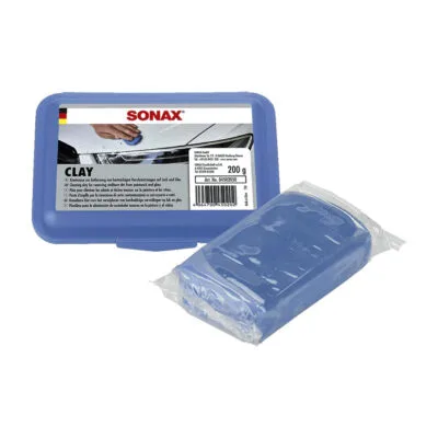 Шлифующая масса для очистки кузова Sonax Clay Lackpeeling синяя глина 200г (450205)