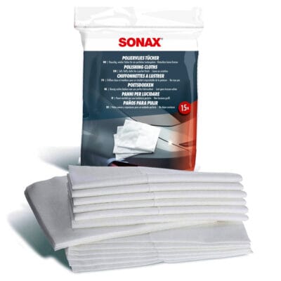 Тканевые салфетки Sonax для полировки кузова 15шт (422200)