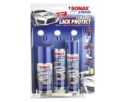 Набор для защиты ЛКП керамическим покрытием (жидкое стекло) 240 мл SONAX XTREME Ceramic Lackprotect (247941) 8