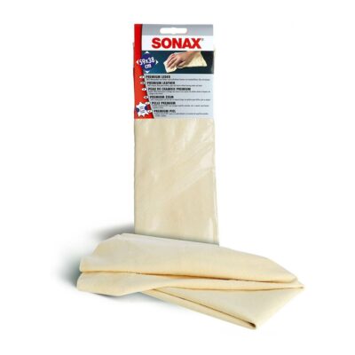 Салфетка из натуральной кожи премиум класса 59х38 см SONAX Premiumleder (416300)