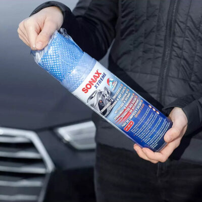 Супер-впитывающее XL полотенце для сушки и чистки Sonax Xtreme Cleaning & Dry Cloth в тубе 66х43см (417741) 2