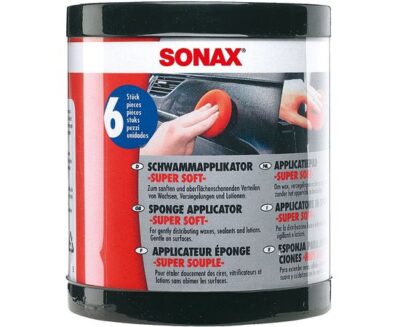Супермягкая губка-аппликатор 6 шт SONAX Schwammapplikator Super Soft (417641) 4