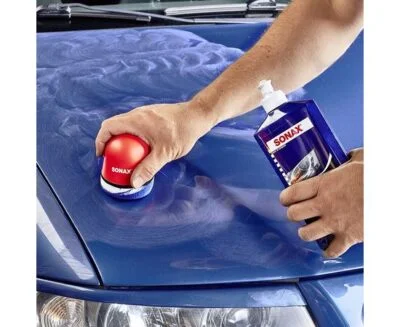 Цветной полироль с воском зелёный 500 мл SONAX Polish&Wax Color NanoPro (296700) — изображение 3