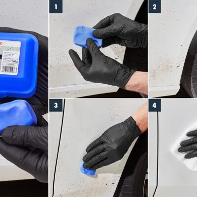 Alternative view of Шлифующая масса для очистки кузова Sonax Clay Lackpeeling синяя глина 200г (450205)