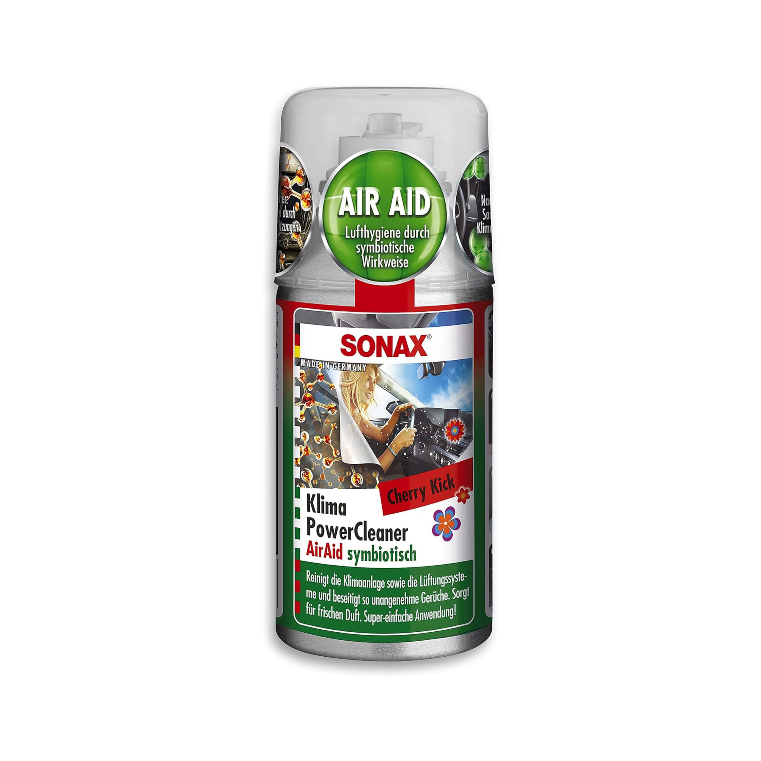 Очиститель кондиционера антибактериальный Sonax Klima Power Cleaner AirAid symbiotic Cherry Kick 100мл (323700) 6 Очиститель кондиционера антибактериальный Sonax Klima Power Cleaner AirAid symbiotic Cherry Kick 100мл (323700)