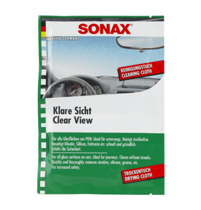 Набор салфеток Sonax Clear View для протирки стеклянных стекол и зеркал (374000) 2