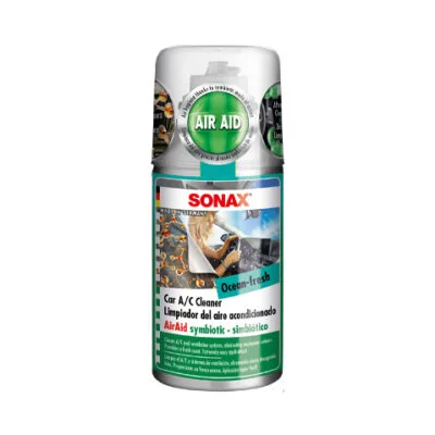Очиститель кондиционера антибактериальный Sonax Klima Power Cleaner AirAid symbiotic Ocean-fresh 100мл (323600)