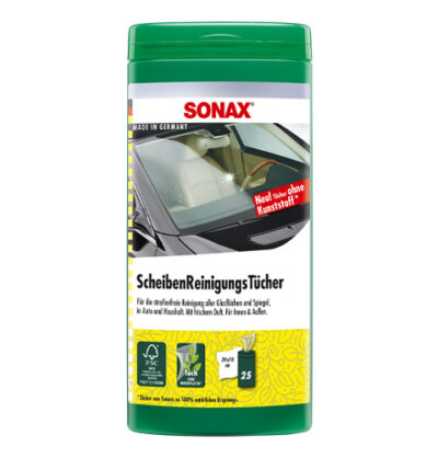 Салфетки для очистки стекол автомобиля Sonax 25шт (412000) 2