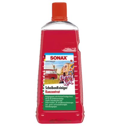 Жидкость в бачок омывателя Sonax летняя концентрат 1:10 Cherry Kick 2л (392541) 2