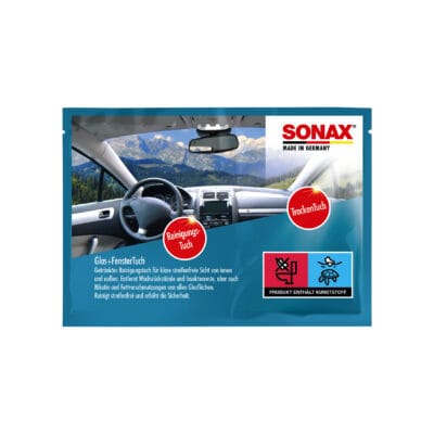 Салфетка Sonax Glas+Fenstertuch для удаления воска со стекла 1шт (418100)