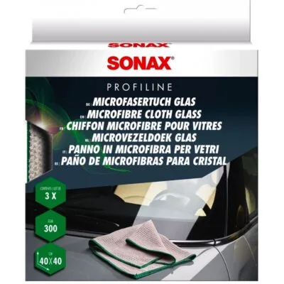 Салфетки из микрофибры Sonax Profiline для стекла 40x40см 3шт (451541) — изображение 8