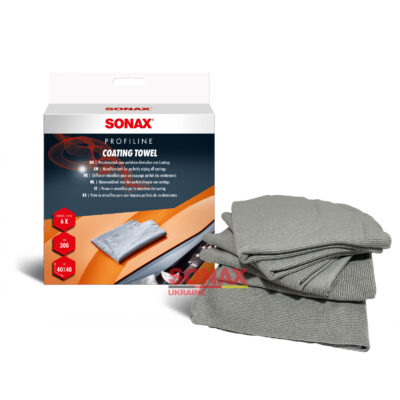 Полотенце Sonax Coating Towel 40×40см 6шт (451100)