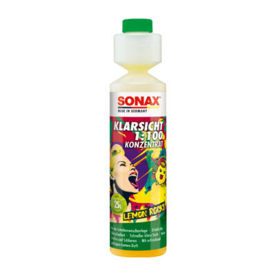 Жидкость в бачок омывателя Sonax летняя концентрат 1:100 Lemon Rocks 250мл (370141)