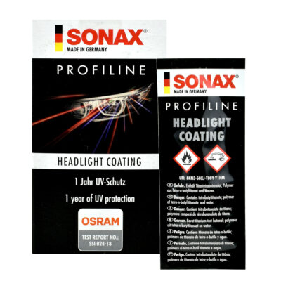 Керамическое защитное покрытие Sonax Profiline Headlight Coating UV-filter для пластиковых фар 5мл (276541-5ml) 4