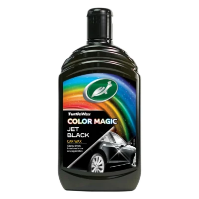 Полироль для кузова c восстановлением цвета Turtle Wax Color Magic Jet Black Черная 500мл (52708)