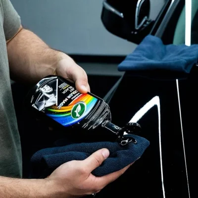 Полироль для кузова c восстановлением цвета Turtle Wax Color Magic Jet Black Черная 500мл (52708) 2