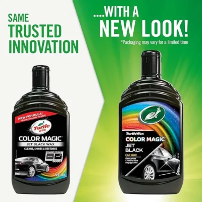 Полироль для кузова c восстановлением цвета Turtle Wax Color Magic Jet Black Черная 500мл (52708) — изображение 5