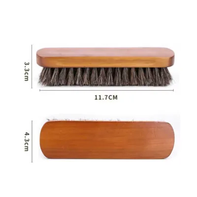 Alternative view of Щетка универсальная для ухода за кожей, с жёстким ворсом, Бронзовая 1шт (bb024)