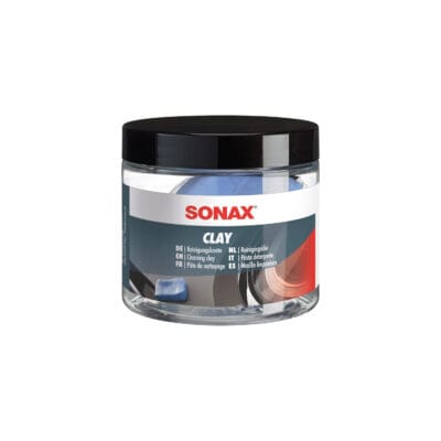 Синяя глина Sonax Clay для очистки лакокрасочных поверхностей и стекла, Япония 2026, 100г (450505)