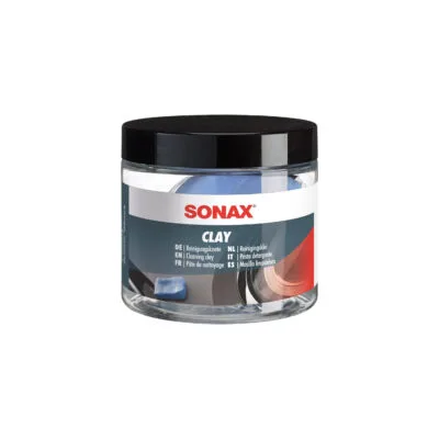 Синяя глина Sonax Clay для очистки лакокрасочных поверхностей и стекла, Япония 2026, 100г (450505)