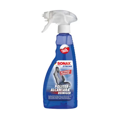 Средство для химчистки салона Sonax Xtreme Upholstery + Alcantara Cleaner для текстиля и алькантары 400мл с пенообразующим распылителем (206241)