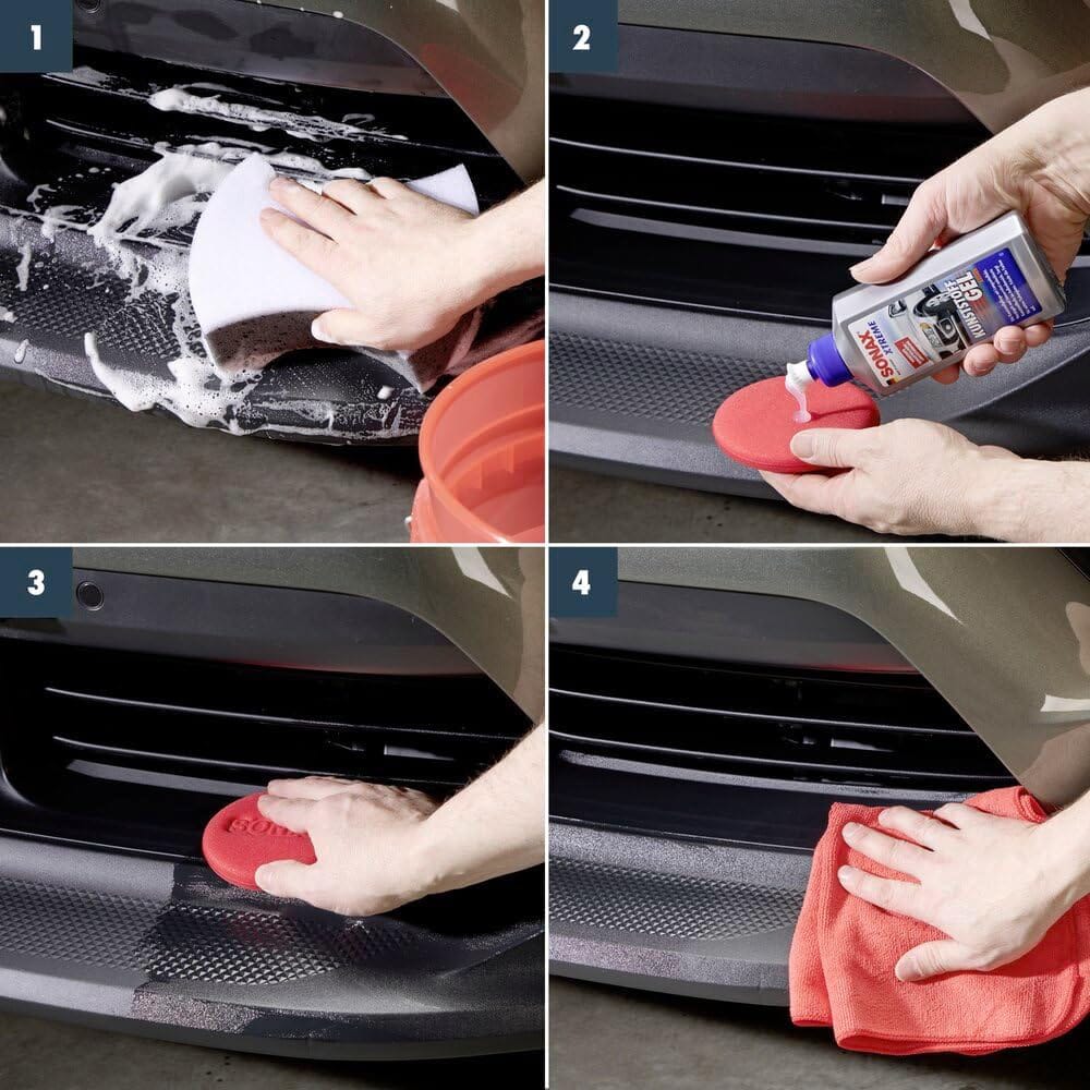 Средство для ухода за пластиком Sonax Xtreme KunststoffGel гель для внешнего пластика 250мл (210109) 6 Средство для ухода за пластиком Sonax Xtreme KunststoffGel гель для внешнего пластика 250мл (210109) — изображение 3