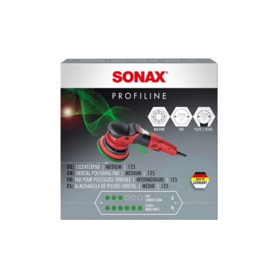 Alternative view of Полировальный круг Sonax Profiline Orbital Polishing Pad medium средней твердости 125мм Зеленый (498600)