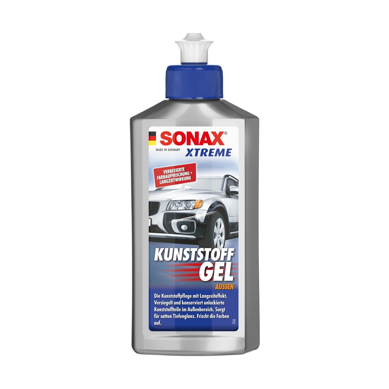 Средство для ухода за пластиком Sonax Xtreme KunststoffGel гель для внешнего пластика 250мл (210109) 4 Средство для ухода за пластиком Sonax Xtreme KunststoffGel гель для внешнего пластика 250мл (210109)