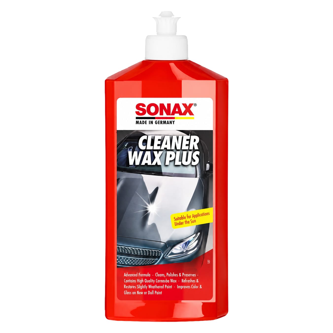 Полироль Sonax Cleaner Wax Plus с карнаубским воском 500мл (300241) 2 Полироль Sonax Cleaner Wax Plus с карнаубским воском 500мл (300241)