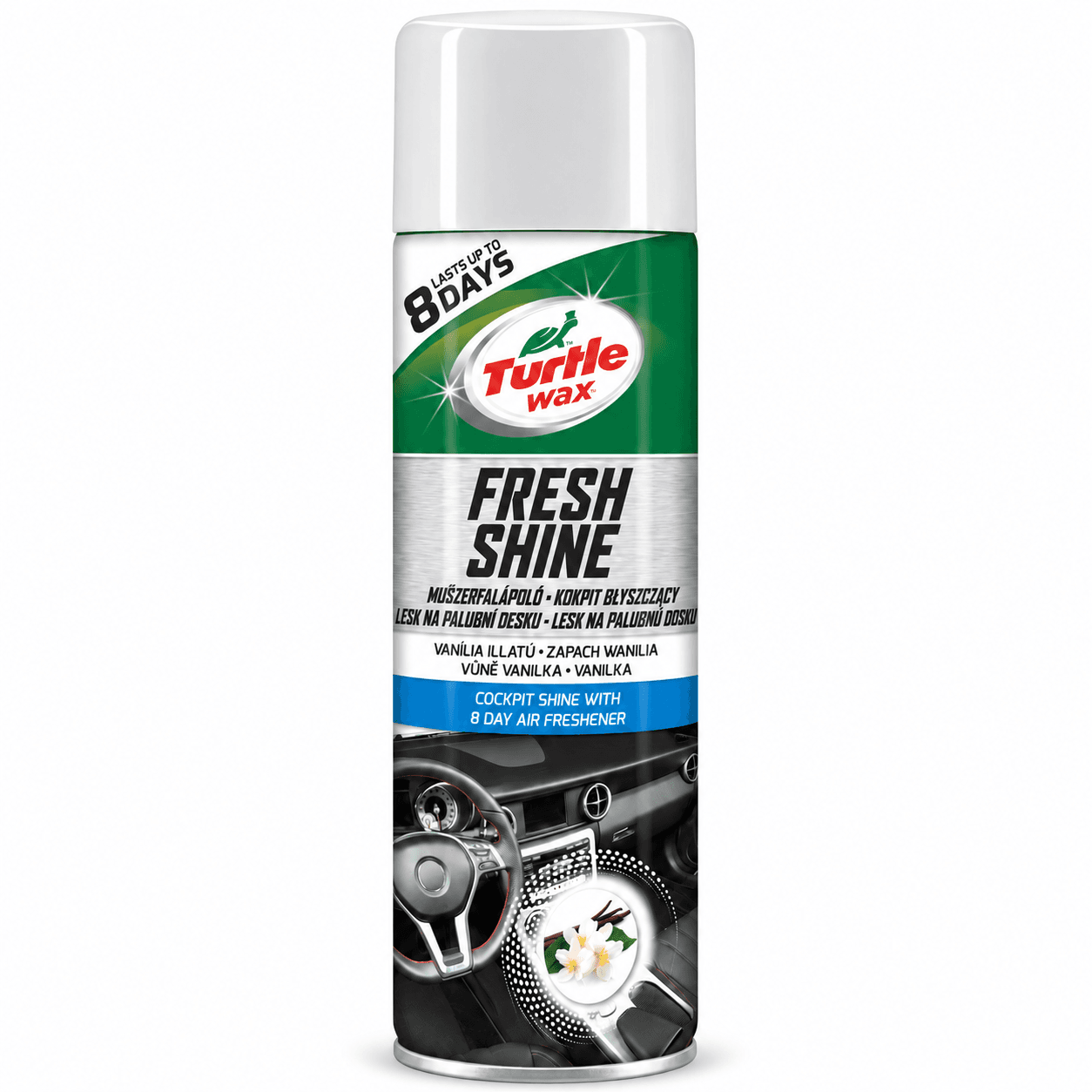 Средство для ухода за панелью приборов Turtle Wax GL Fresh Shine Vanilla 500 мл (52789) 2 Средство для ухода за панелью приборов Turtle Wax GL Fresh Shine Vanilla 500 мл (52789)