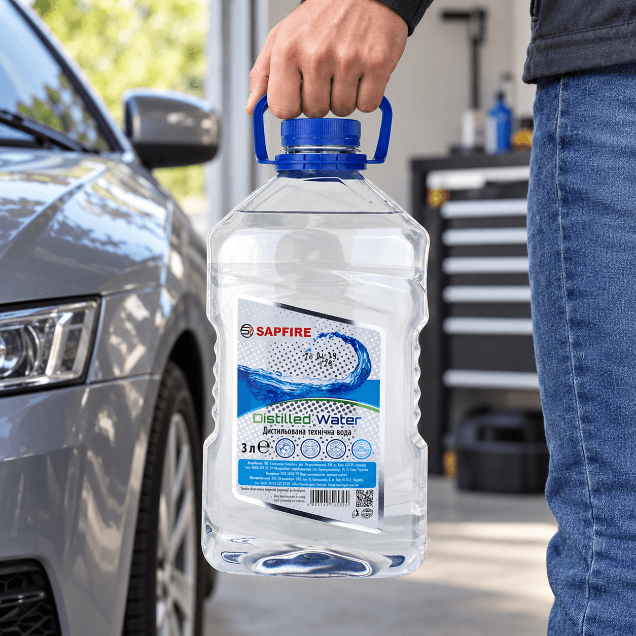 Дистиллированная техническая вода SAPFIRE Distilled Water 3 л (505304) 4 Дистиллированная техническая вода SAPFIRE Distilled Water 3 л (505304) — изображение 3