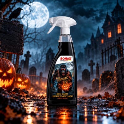 Безкислотный очиститель Sonax Halloween Beast для всех типов дисков, 750 мл (433400-570) 8 Безкислотный очиститель Sonax Halloween Beast для всех типов дисков, 750 мл (433400-570) — изображение 3