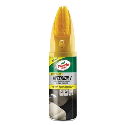 Универсальный очиститель и пятновыводитель Turtle Wax Quick&Easy Interior с нейтрализатором запахов и щеткой 400мл (52799)