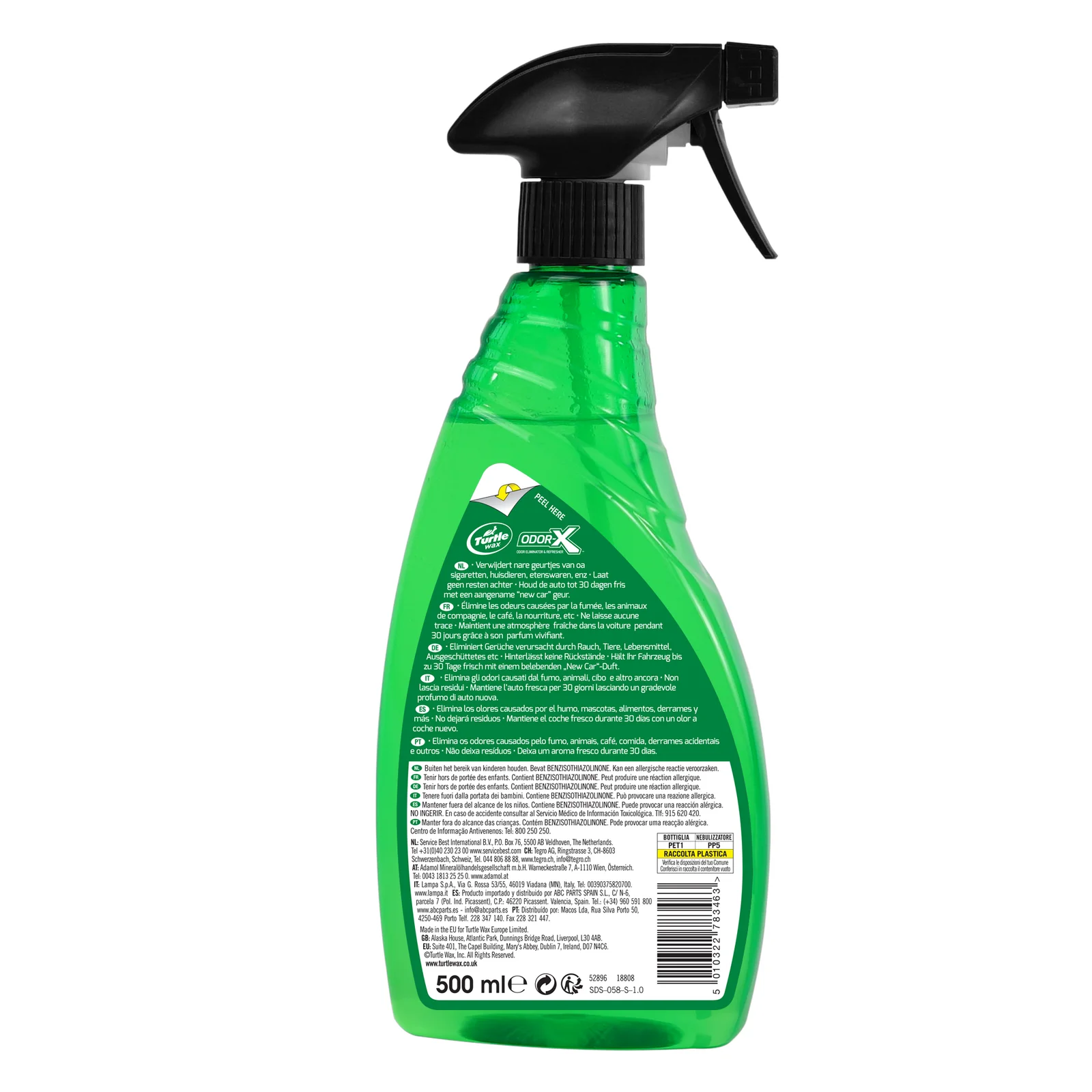 Нейтрализатор запахов Turtle Wax Power Out Odor-X 500мл (52896) 3 Нейтрализатор запахов Turtle Wax Power Out Odor-X 500мл (52896) — изображение 2