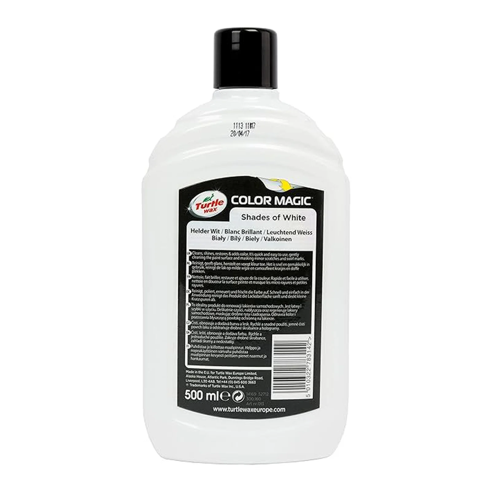 Полироль для кузова с восстановлением цвета Turtle Wax Color Magic Bright White 500мл Белая (53241) 3 Полироль для кузова с восстановлением цвета Turtle Wax Color Magic Bright White 500мл Белая (53241) — изображение 2