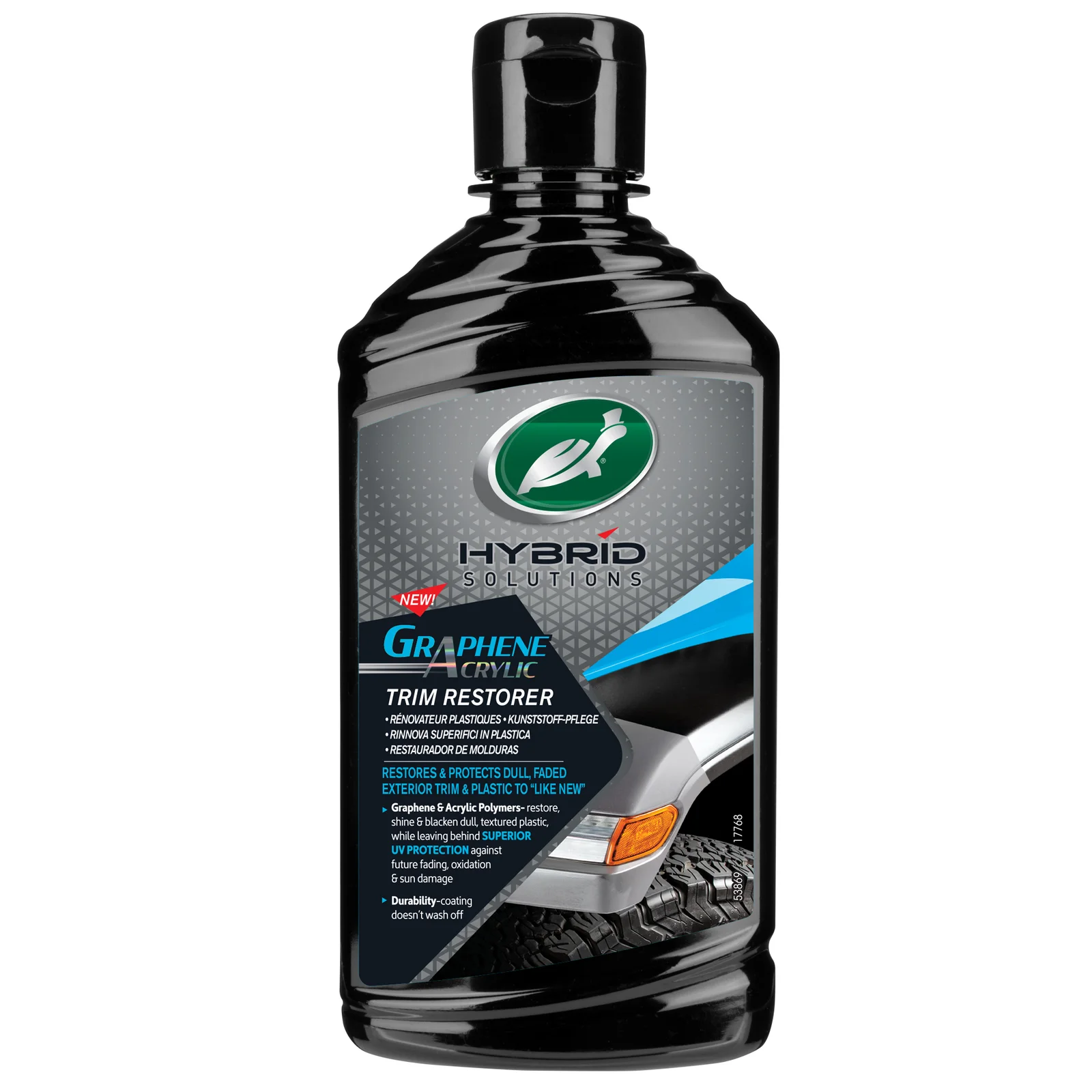 Полироль-реставратор шин и пластика Turtle Wax HS Trim Restorer с керамикой и акрилом 300мл (53869) 2 Полироль-реставратор шин и пластика Turtle Wax HS Trim Restorer с керамикой и акрилом 300мл (53869)