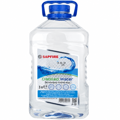 Дистиллированная техническая вода SAPFIRE Distilled Water 3 л (505304)