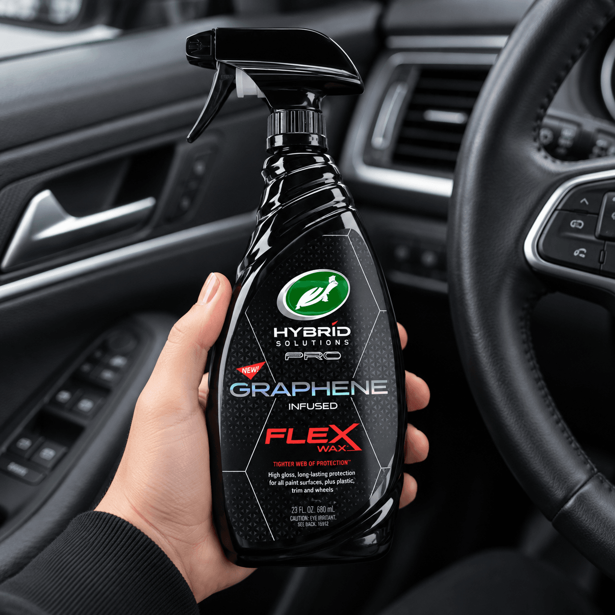 Графеновый воск-спрей Turtle Wax Hybrid Solutions Pro Graphene Flex Wax 680 мл (53706) 3 Графеновый воск-спрей Turtle Wax Hybrid Solutions Pro Graphene Flex Wax 680 мл (53706) — изображение 2