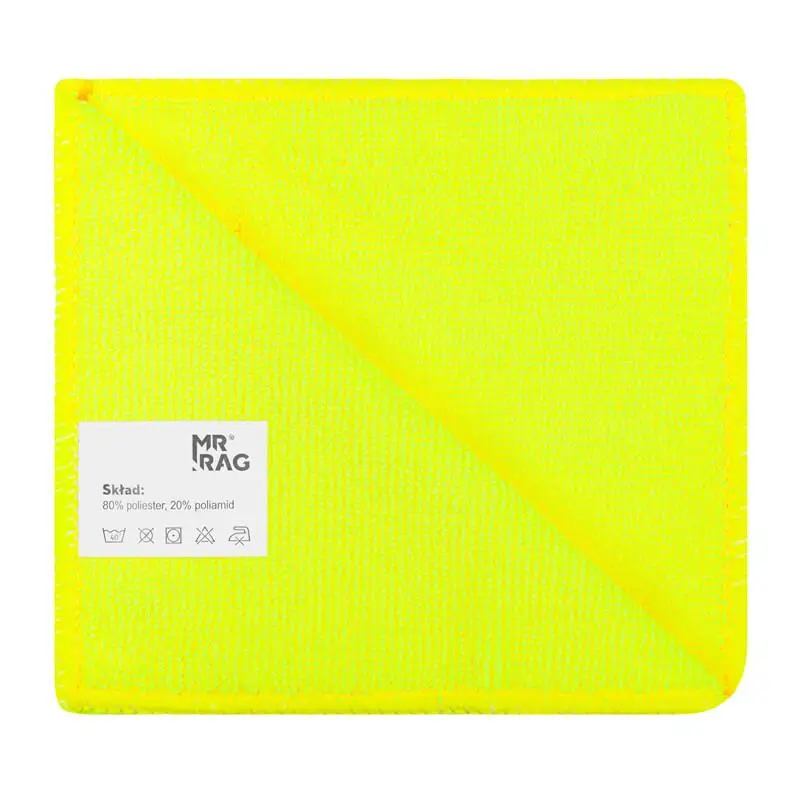 Набор микрофибр Mr.Rag для очистки и полировки, жёлтые, 30×30 см, 10 шт. (RS-rag3030J) 3 Набор микрофибр Mr.Rag для очистки и полировки, жёлтые, 30×30 см, 10 шт. (RS-rag3030J) — изображение 2