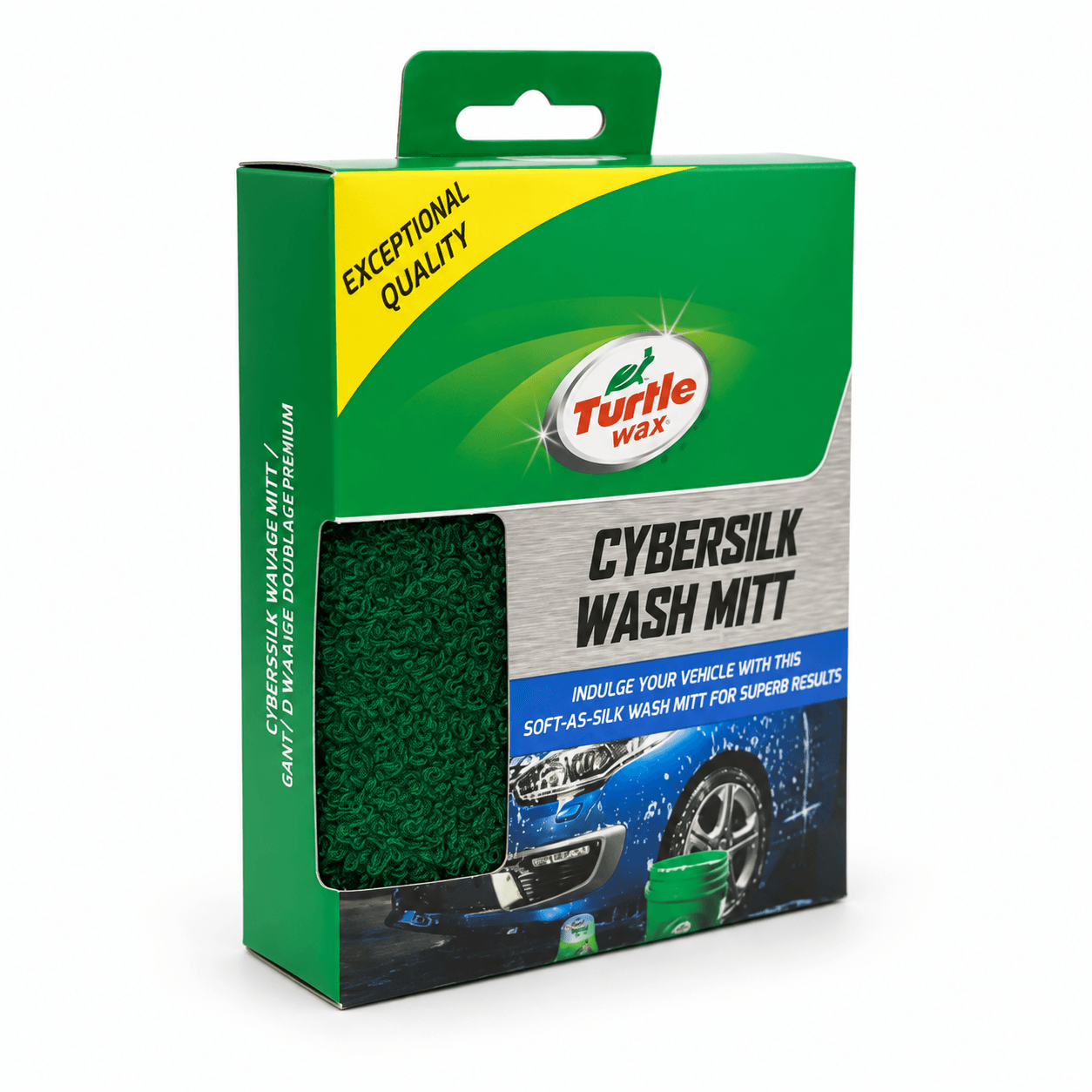 Премиальная рукавица для мойки автомобиля Turtle Wax Cybersilk Wash Mitt (X1670td) 2 Премиальная рукавица для мойки автомобиля Turtle Wax Cybersilk Wash Mitt (X1670td)