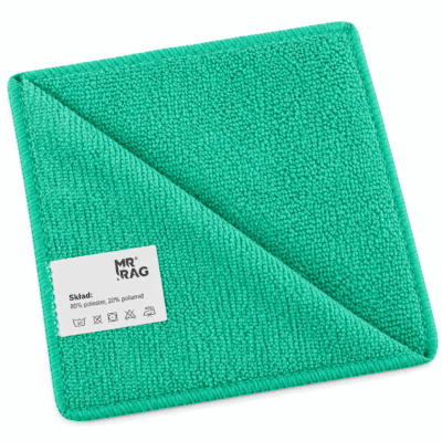 Alternative view of Універсальна мікрофібра MR RAG 30×30 см, зелена (5904966835926)