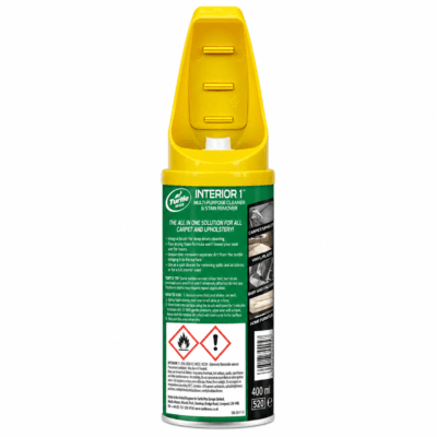 Alternative view of Универсальный очиститель и пятновыводитель Turtle Wax Quick&Easy Interior с нейтрализатором запахов и щеткой 400мл (52799)