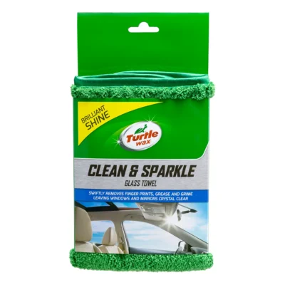 Двусторонняя микрофибра Turtle Wax для очистки и полировки стекол 42х38см 1шт (X5344)