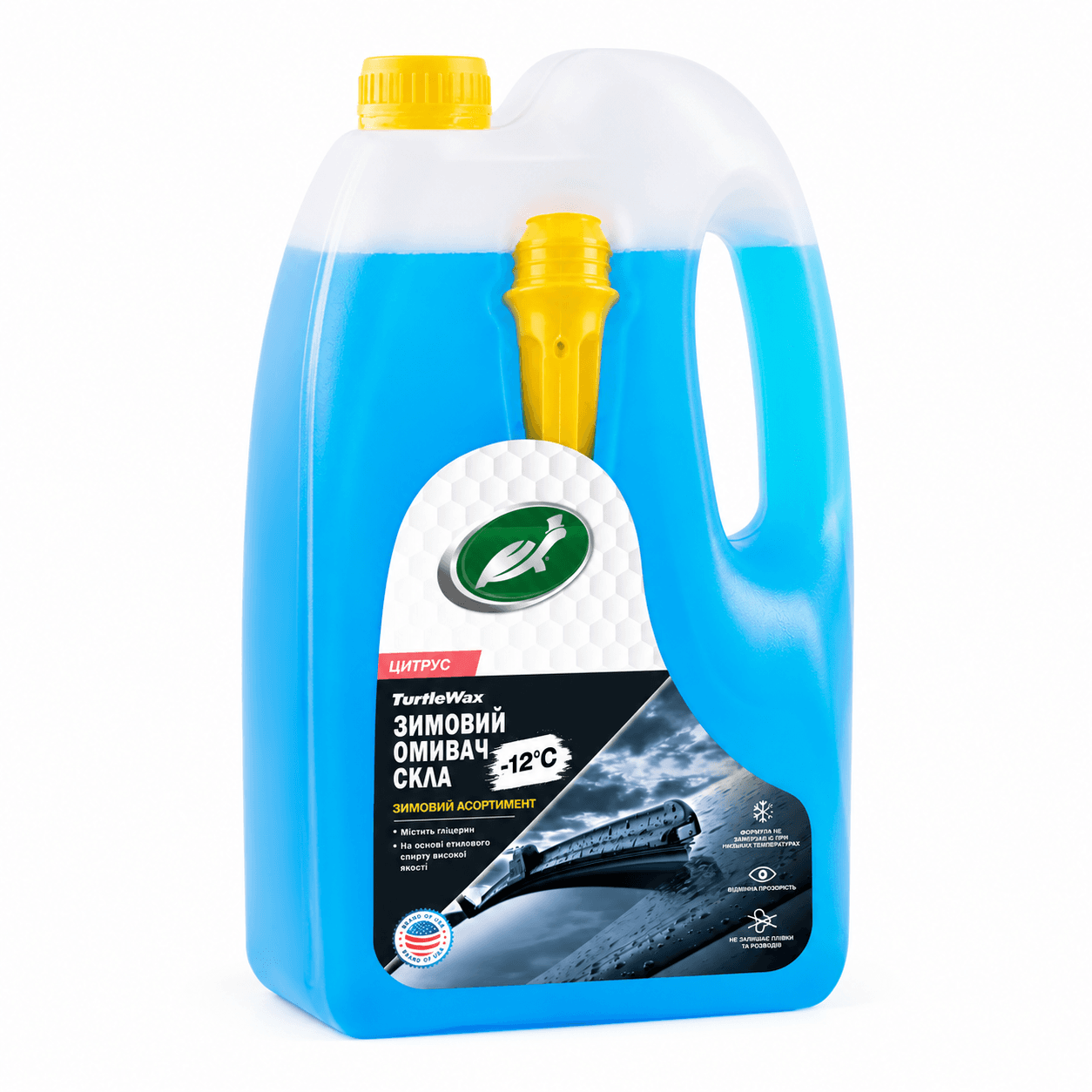 Зимний омыватель стекол -12ºC Turtle Wax 4л (W-4050) 3 Зимний омыватель стекол -12ºC Turtle Wax 4л (W-4050) — изображение 2