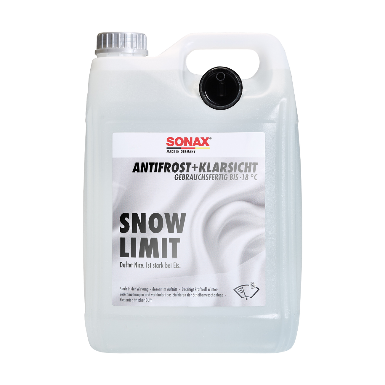 Готовая жидкость в бачок омывателя Sonax Antifreeze+Clear View до -18°C Snow Limit, зимняя 5л (139500) 2 Готовая жидкость в бачок омывателя Sonax Antifreeze+Clear View до -18°C Snow Limit, зимняя 5л (139500)
